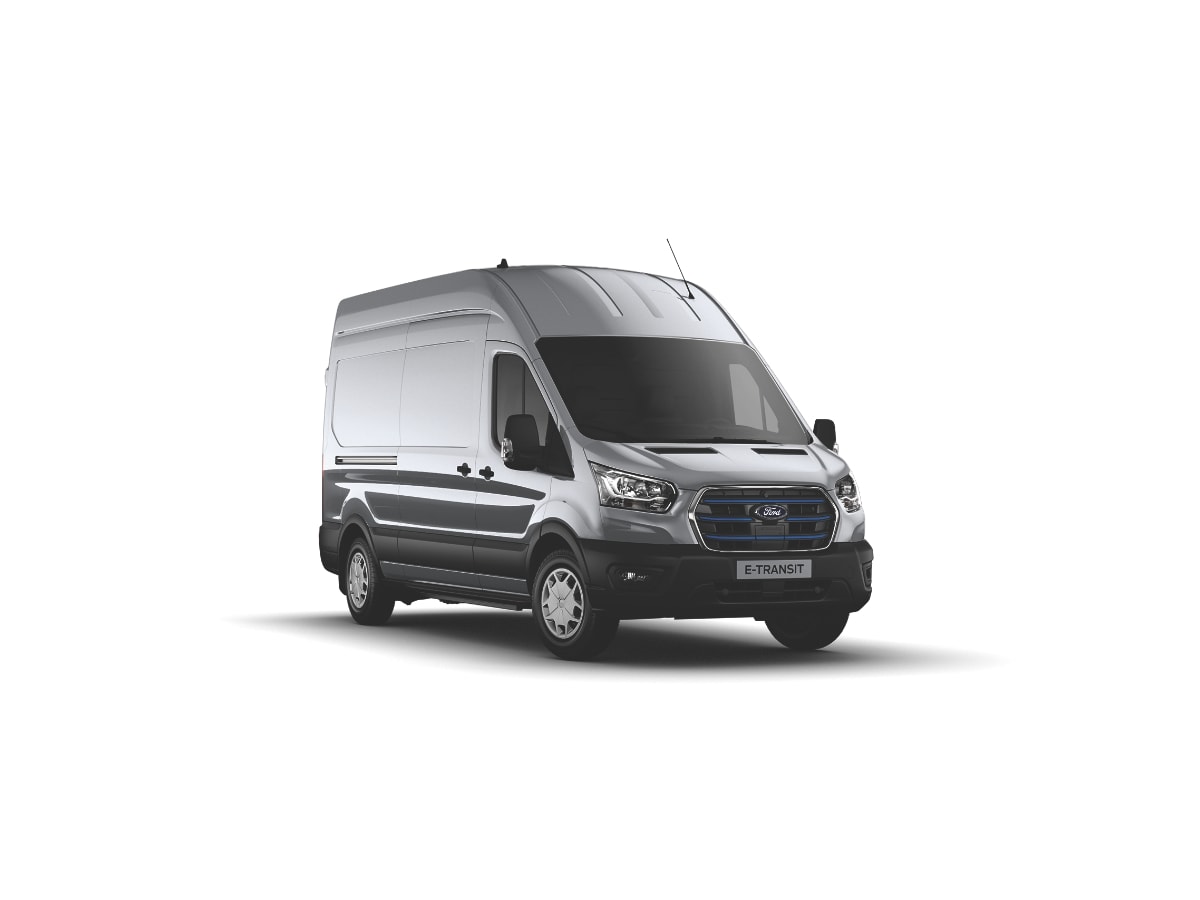 Ford E-Transit Van techo normal Plata Lunar