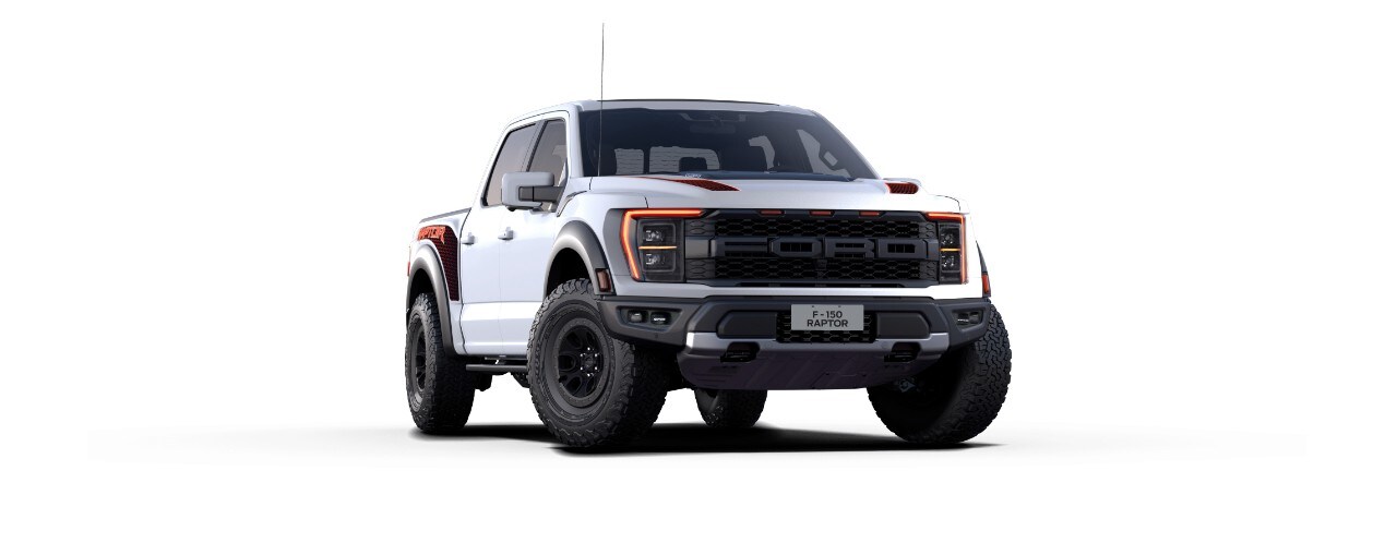 Ford F-150 Raptor blanco oxford