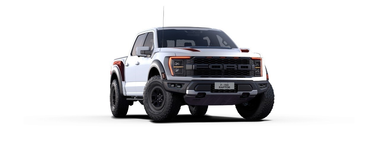 Ford F-150 Raptor blanco oxford