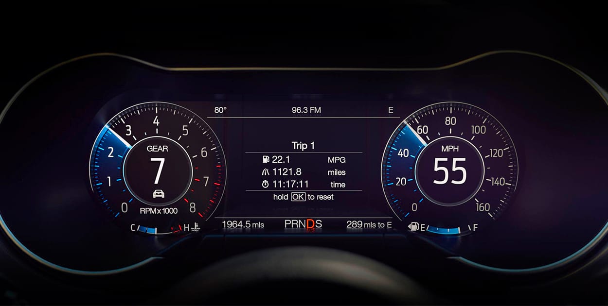 Tablero digital Ford Mustang