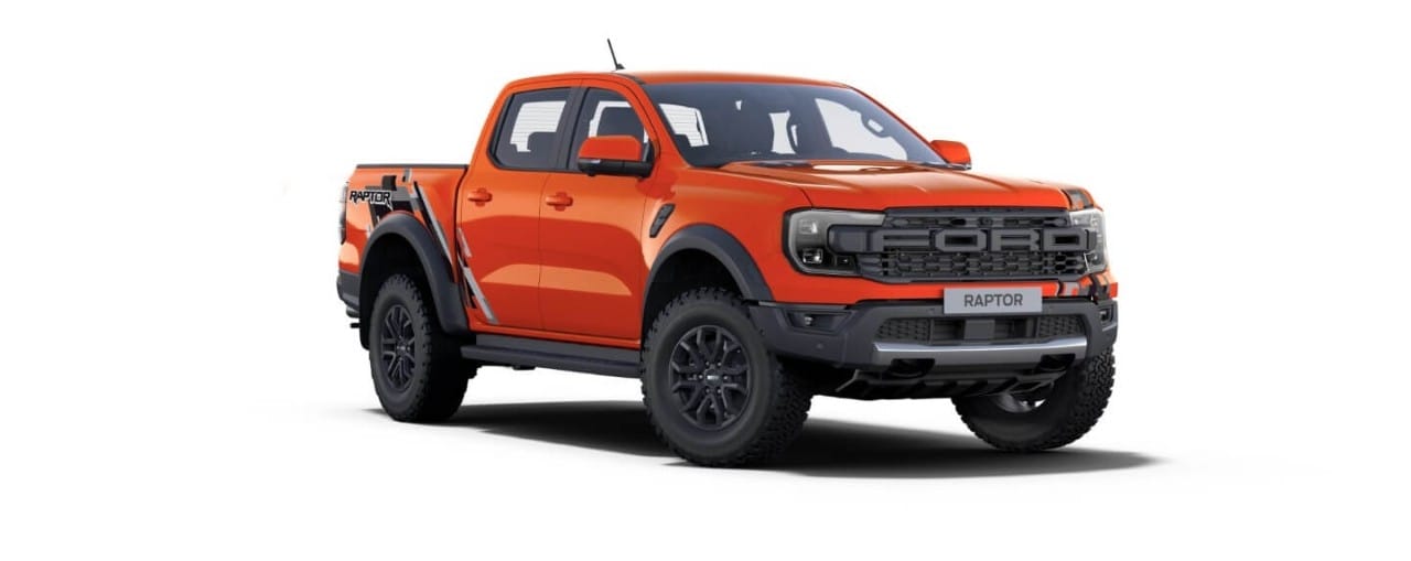 Color - Ford Ranger Raptor Naranja Metálico