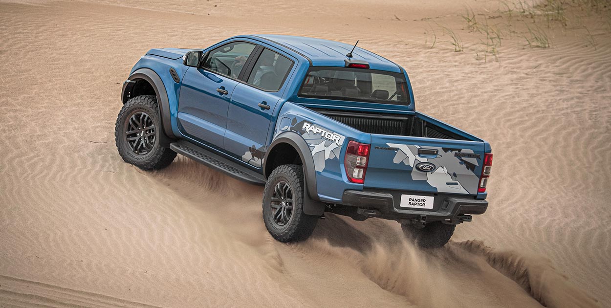 Ford Ranger Raptor, Sistema de Gestión de Terrenos - Compartí la imagen, Descargá la imagen.