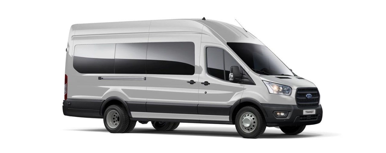 Ford Transit Minibus Plata Lunar