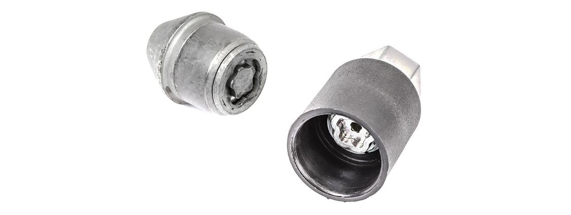 Kit 5 Tuercas de Seguridad con 2 Llaves