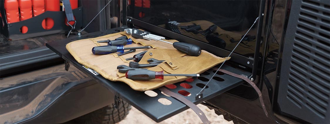 Mesa Plegable para Porton Trasero