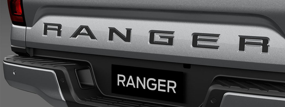 Adhesivo "RANGER" para Tapa de Caja - Negro