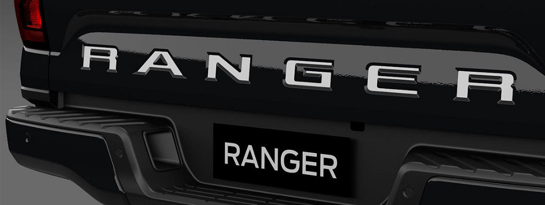 Adhesivo "RANGER" para Tapa de Caja - Plateado