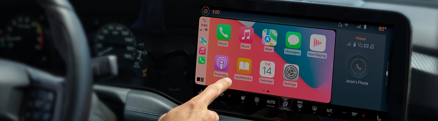 Mustang Dark Horse con conexión Android Auto y Apple Carplay