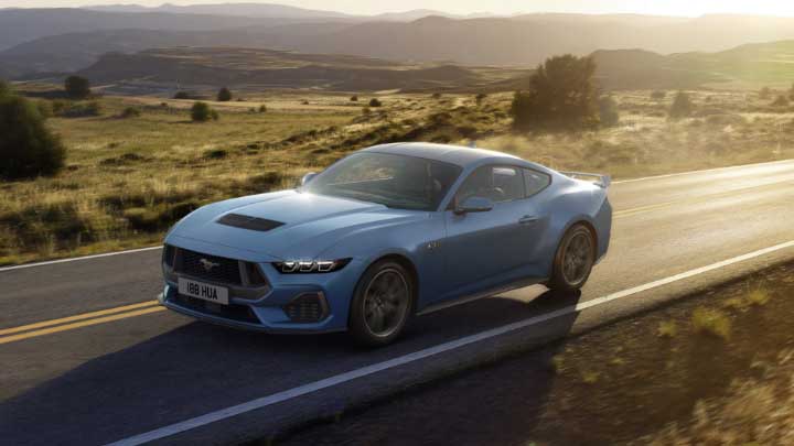 Nuevo Mustang GT Performance  con suspensión adaptativa Magneride en la ruta
