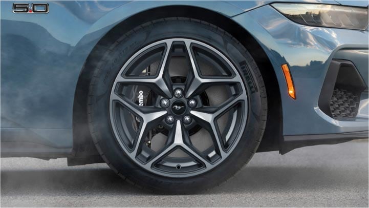 Frenos de alto rendimiento del nuevo Mustang GT Performance