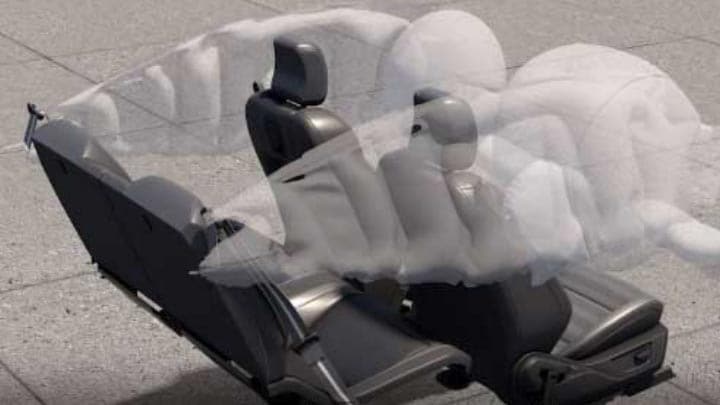 Sistema de 7 airbags del nuevo Mustang GT Performance