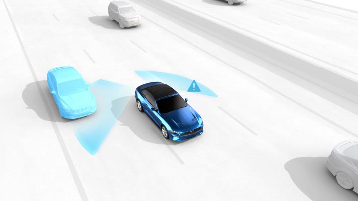 Monitoreo de punto ciego del nuevo Mustang GT Performance