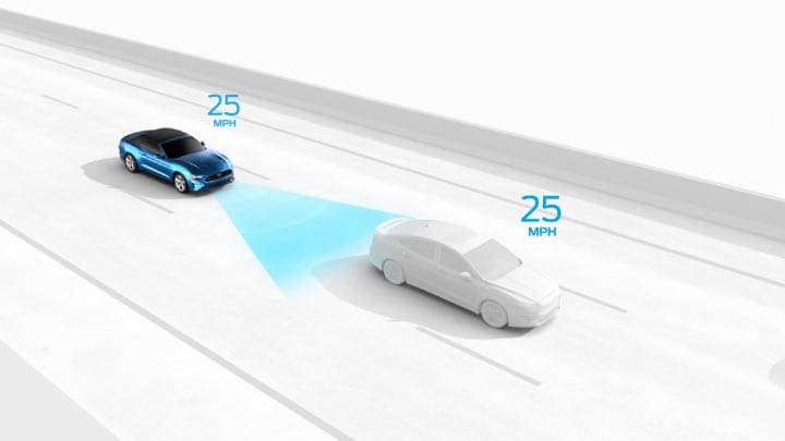 Control de velocidad crucero adaptativo del nuevo Mustang GT Performance