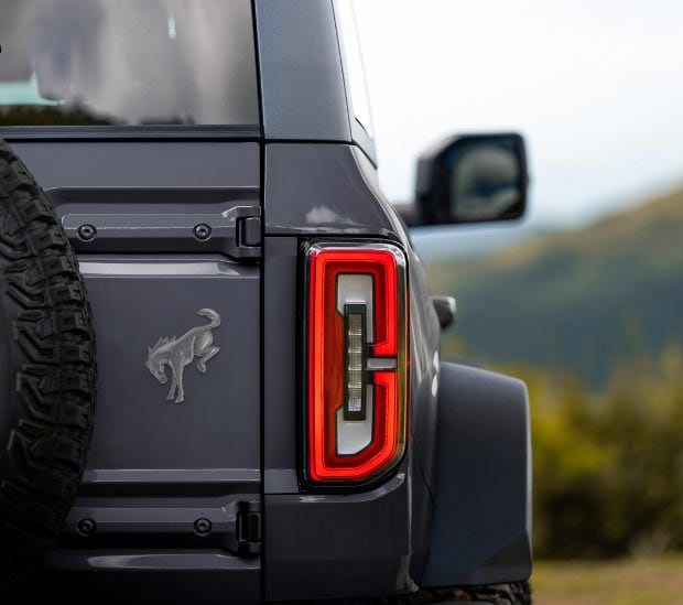 Luz trasera de la nueva Bronco Wildtrak