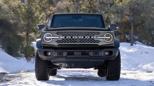 Nueva Bronco Wildtrack en la nieve