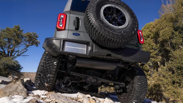 Bronco Wildtrak con capacidad off-road