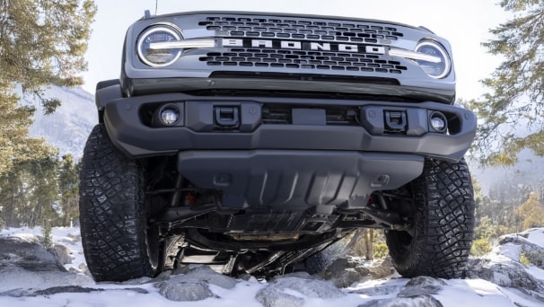 La nueva Bronco tiene amortiguadores Fox de alta resistencia
