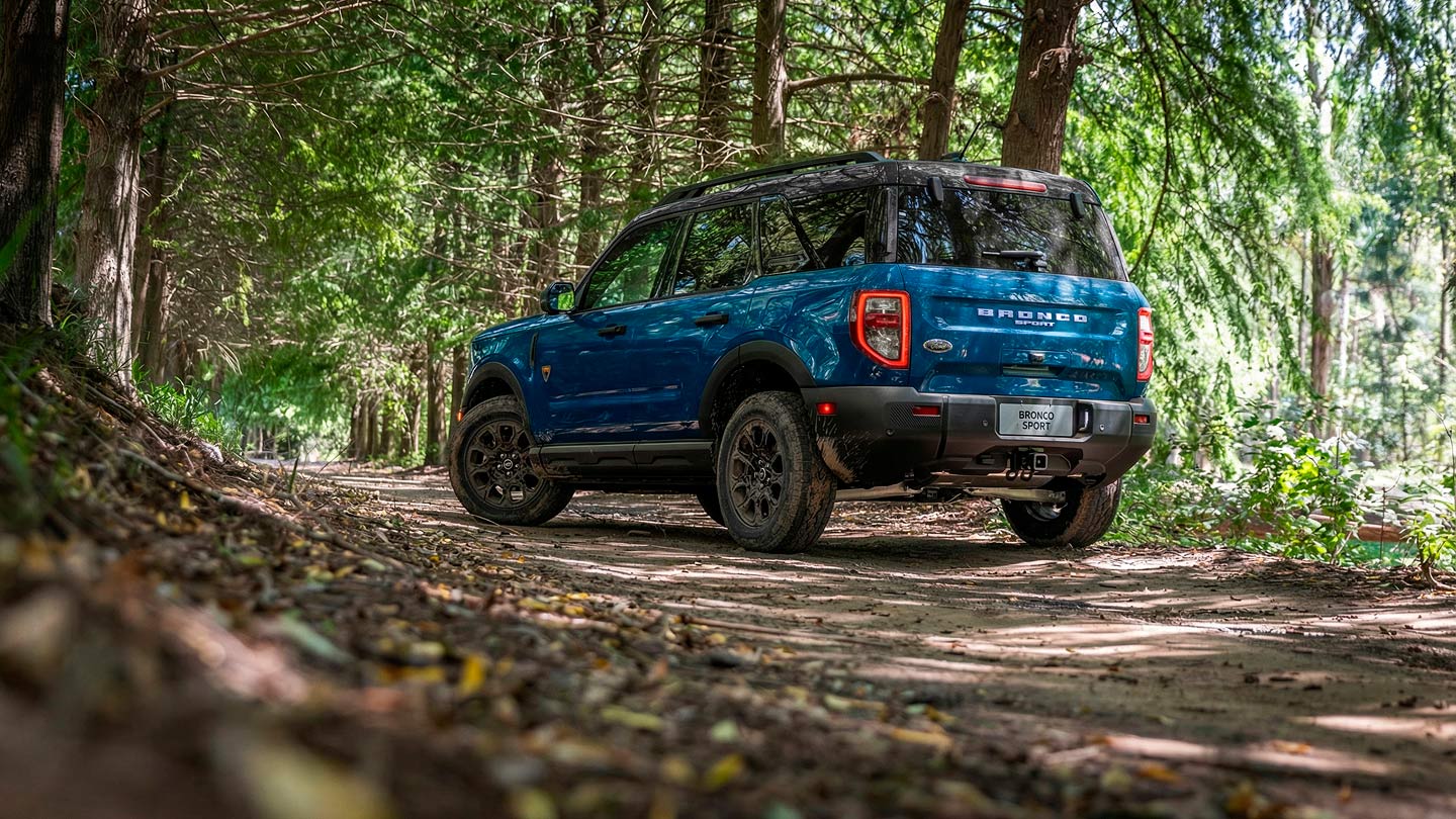 Nueva Ford Bronco Sport en el bosque