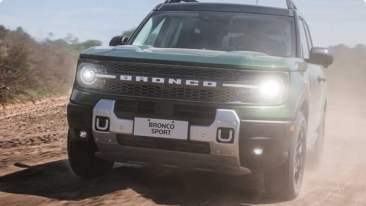 Faros LED de la Ford Bronco Sport