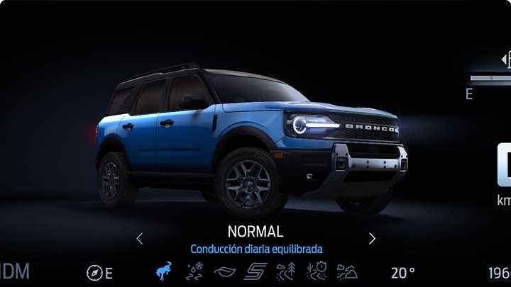 Modo de manejo normal de la Ford Bronco Sport