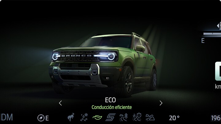 Modo de manejo Eco de la Ford Bronco Sport