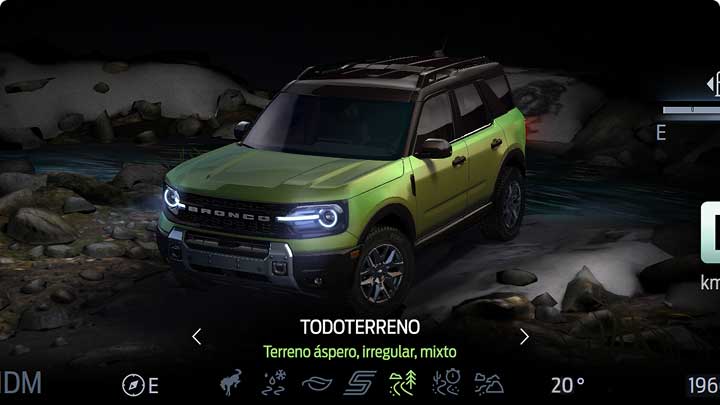 Modo de manejo Todoterreno de la Ford Bronco Sport