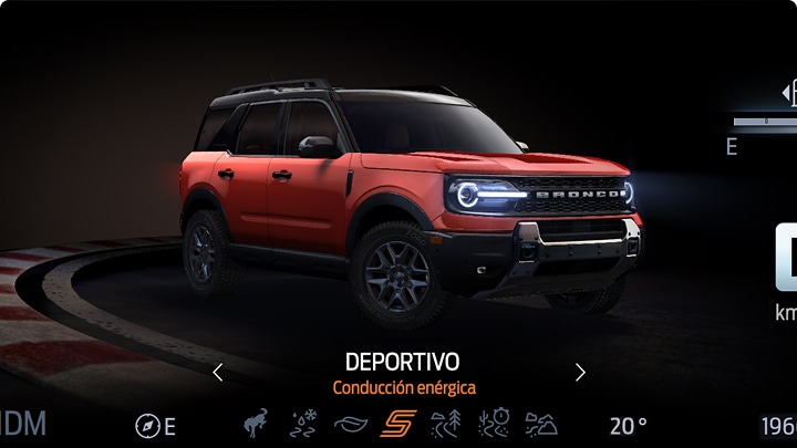 Modo de manejo Deportivo de la Ford Bronco Sport