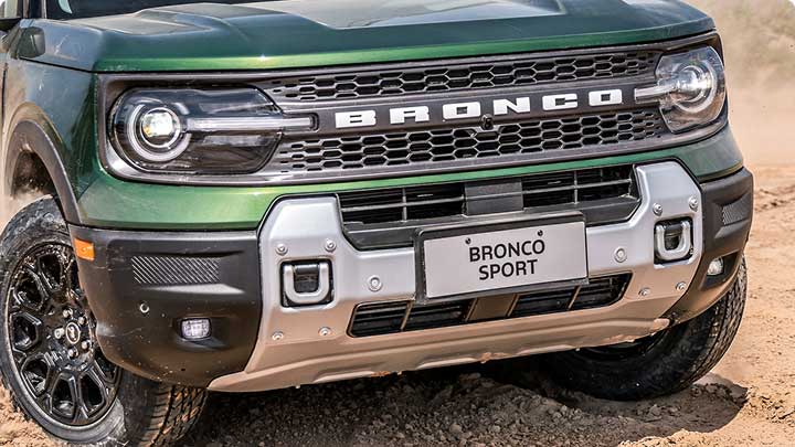 Placa de acero de alta resistencia de la Bronco Sport Badlands