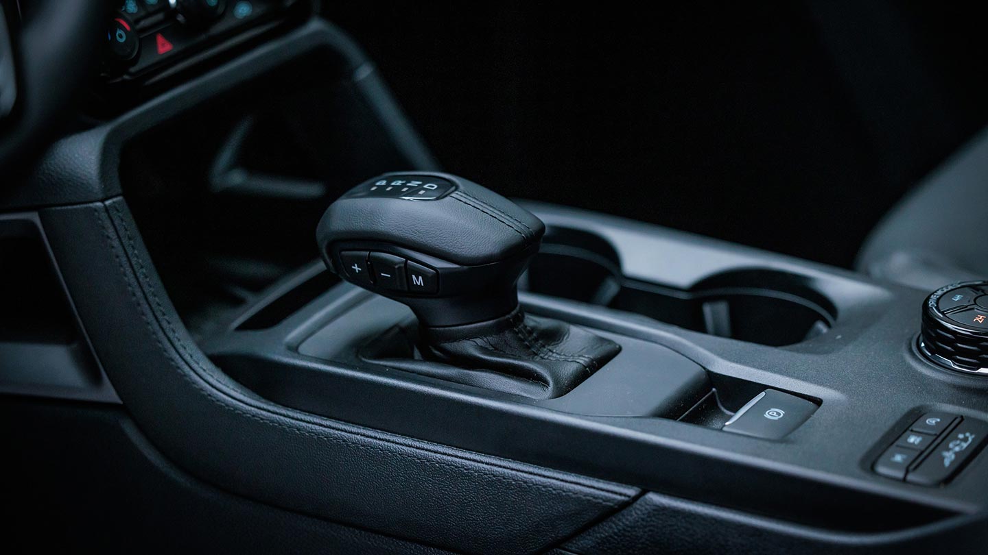 Transmisión e-shifter de la Ford Everest