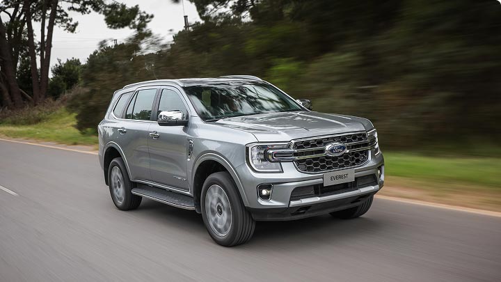Diseño exterior de la Ford Everest