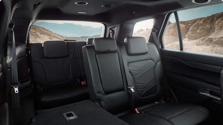 Ford Everest con asientos rebatibles para más espacio