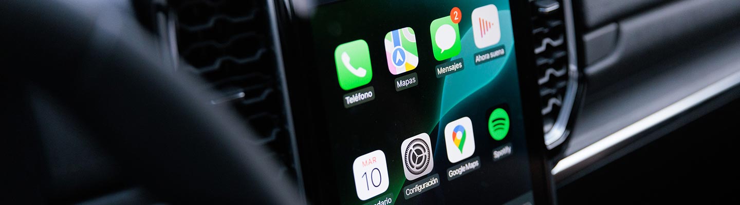 Pantalla multitáctil de la Ford Everest