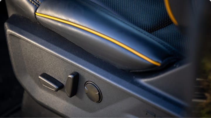 Interior de la camioneta F-150 Tremor