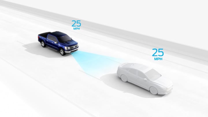 Control crucero adaptativo de la F-150 Tremor