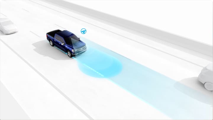 Sistema de mantenimiento de carril de la F-150 Tremor