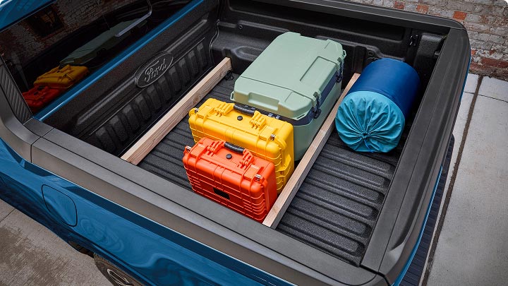 Caja de carga de Maverick organizada