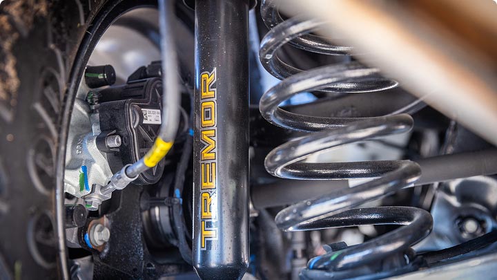 Sistema de suspensión de la Ford Maverick Tremor