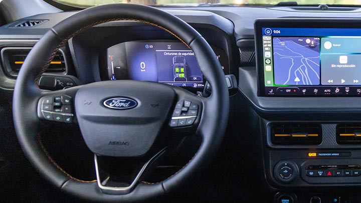 Volante con levas de la Ford Maverick Tremor