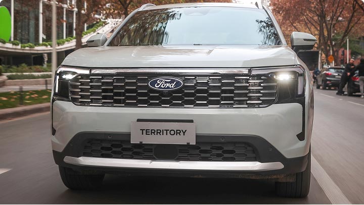Parrilla rediseñada de la Ford Territory