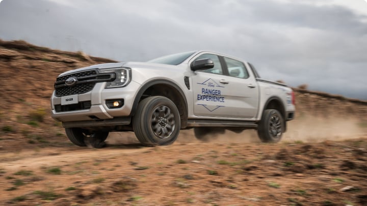 Camioneta Ranger en la Ford Ranger Experience 2024