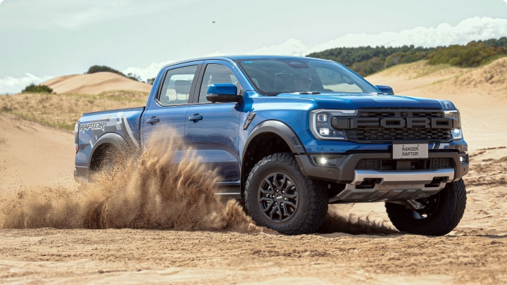 Camioneta Ranger en la Ford Ranger Experience 2024