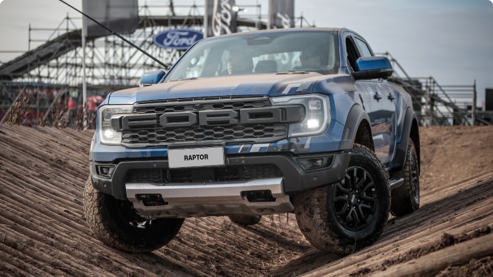 Ford Ranger en el evento Winter 2024