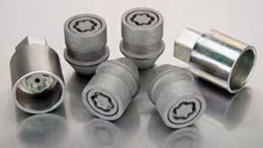 4 Tuercas de Seguridad con 2 Llaves