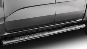 Juego estribos tubulares negros