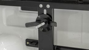 Soporte rueda de auxilio para caja de carga