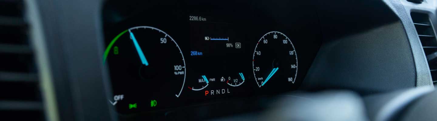 La nueva E-Transit cuenta con 3 modos de conducción