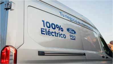 Ford E-Transit cuenta con una autonomía de 317 km