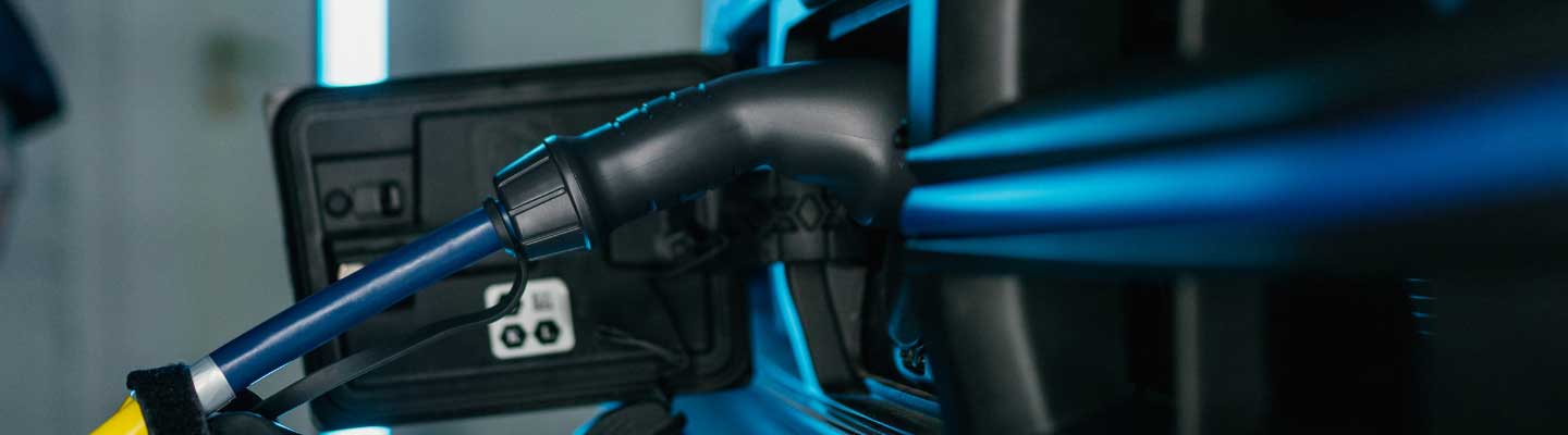 Sistema de carga de batería de la Ford E-Transit Van