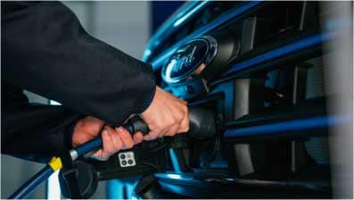 Sistema de carga de batería de la Ford E-Transit