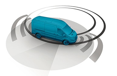 Explorar Ford Transit Chasis - Características Principales - Control Electrónico de Estabilidad (ESC).